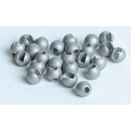 TUNGSTEN SLOTTED FLY TYING BEADS MATTE BLACK 4.0 MM 5//32 /" 100 COUNT